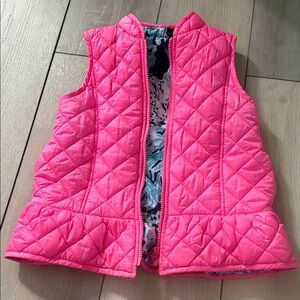 GUC Lilly Pulitzer Girls Melanie Reversible Vest Size M.